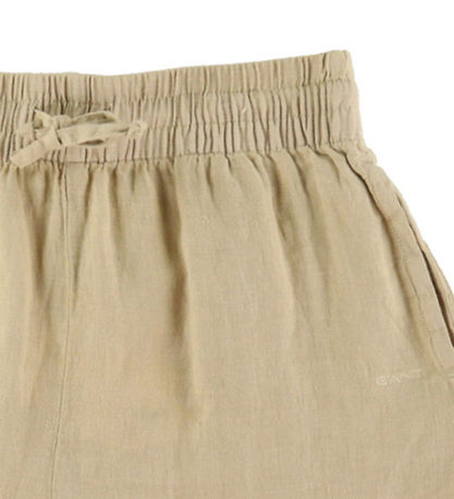 GANT Shorts - Lin - Avslappnad - Dry Sand