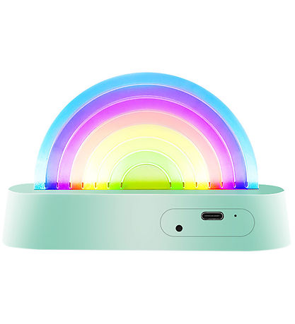 Lalarma Lampi - Dansandi Rainbow - 18x11x4 cm - Myntugrænt