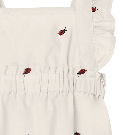 Name It Summer Romper - NbfFerilla - Jet Stream w. Ladybugs