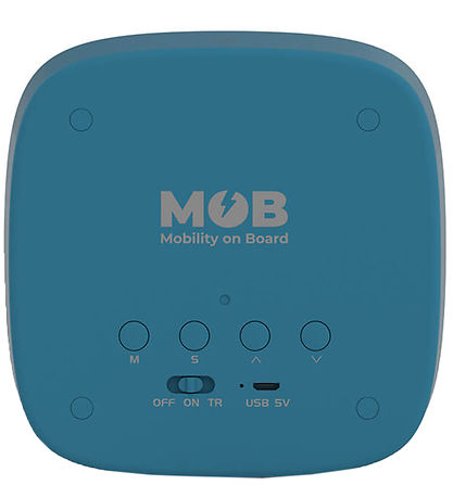 Mobility On Board Alarm Clock w. Night Light - Billy - Dark Blue