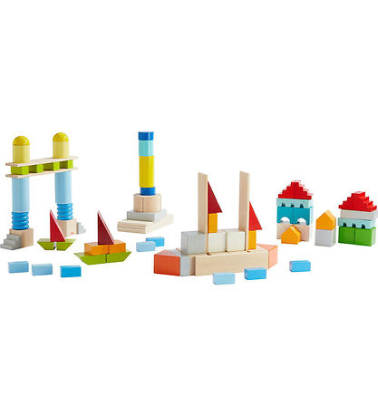 HABA Building Blocks - Wood - Basic - 85 pcs