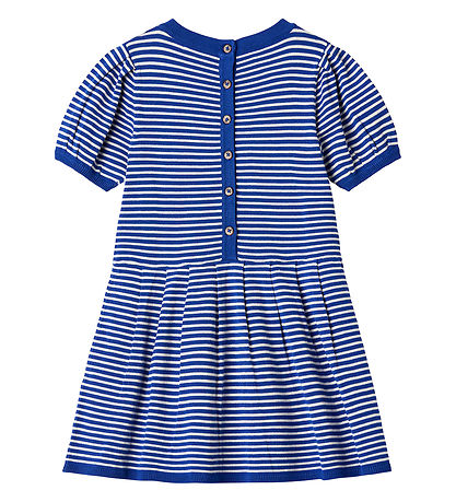 Fliink Dress - Knitted - Anchor - Mazerine Blue w. Stripes