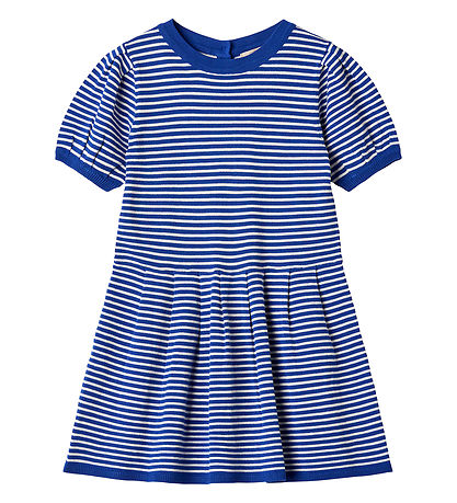 Fliink Dress - Knitted - Anchor - Mazerine Blue w. Stripes