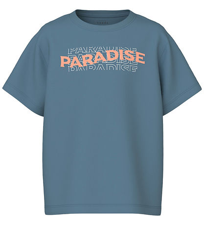 Name It T-shirt - NkmVagno - Provincial Blue/Paradise