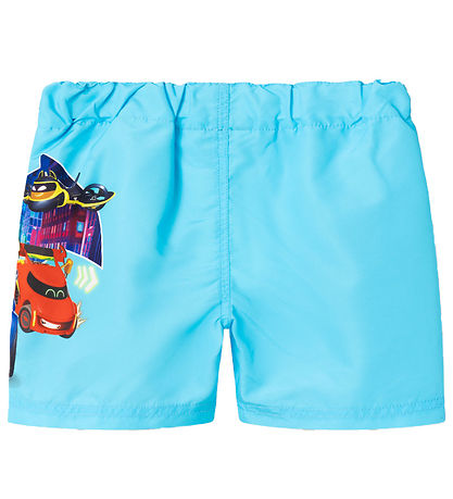 Name It Swim Shorts - NmmMicco Batwheels - Bluefish