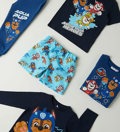 Name It Swim Shorts - NmmMoti PawPatrol - Bluefish