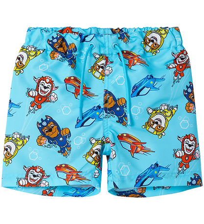 Name It Swim Trunks - NmmMoti PawPatrol - Bluefish