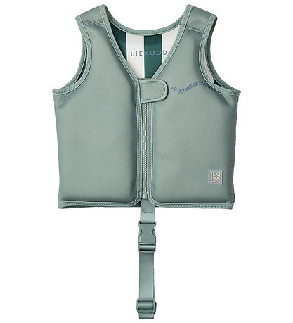 Liewood Swim Vest - 15-19 kg - Dove - It Comes In Waves/Pepperm