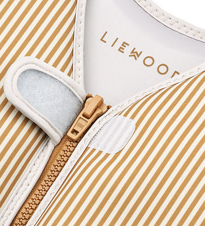 Liewood Swim Vest - 11-15 kg - Dove - Stripe Sandy/Golden Caram