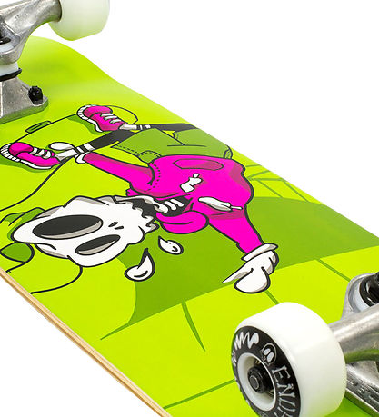 Enuff Skateboard - 7.25'' - Skully Mini Complete - Grænt