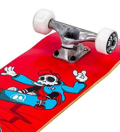 Enuff Skateboard - 7,25'' - Skully Mini Compleet - Rood