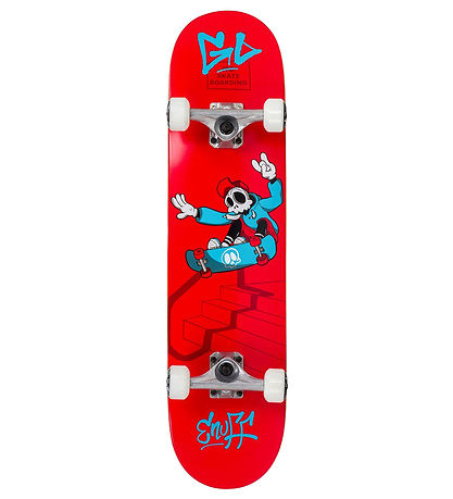 Enuff Skateboard - 7,25'' - Skully Mini Compleet - Rood