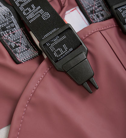 CeLaVi Regenhose m. Träger - Recycelt PU - Rose Brown