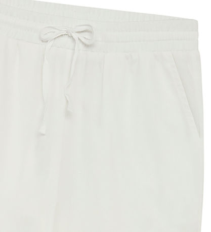 Grunt Trousers - Allan - Viscose/Linen - White