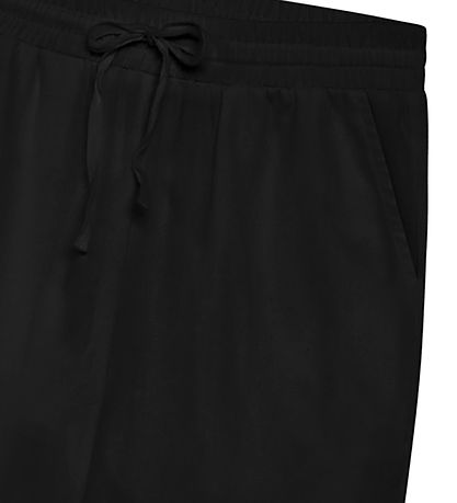 Grunt Trousers - Allan - Viscose/Linen - Black