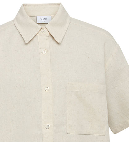 Grunt Shirt - Vap - Viscose/Linen - Sand