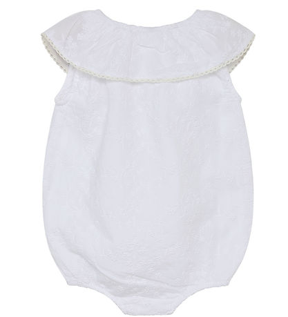 Hust and Claire Summer Romper - HCMagnolia - White