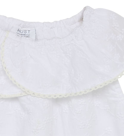 Hust and Claire Summer Romper - HCMagnolia - White
