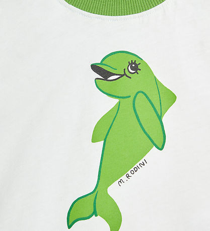 Mini Rodini Gjafabox - Stuttbuxur/Stuttermabolur - Dolphin - Hví