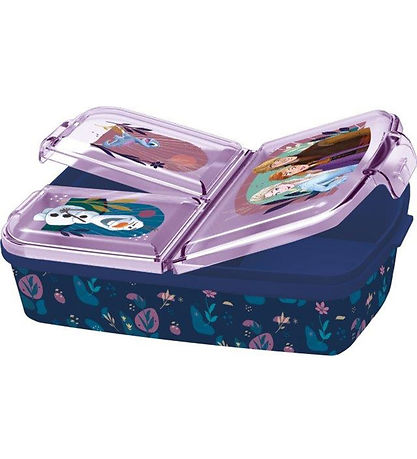 Frozen Nestisbox - Sandwich Askja - 18x13 cm - Blár/Fjólublátt
