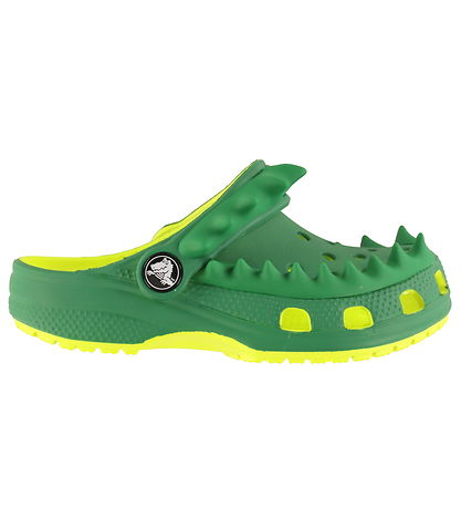 Crocs Sandals - Classic+ Spikes Clog T - Acidity/Green Ivy