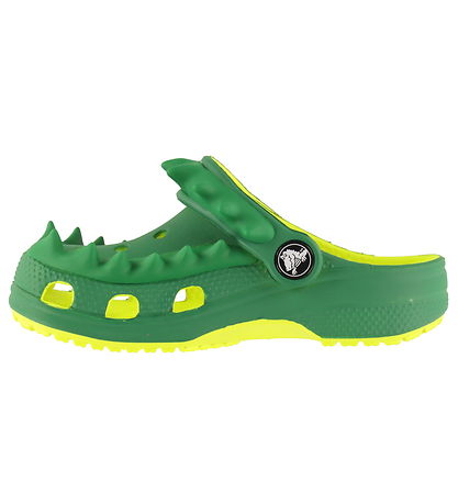 Crocs Sandals - Classic+ Spikes Clog T - Acidity/Green Ivy