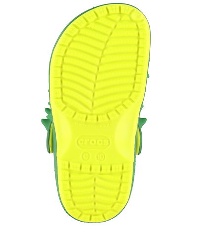 Crocs Sandaalit - Classic Spikes Clog T - Happamuus/Green Ivy