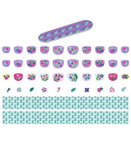 Djeco Naglar Límmiðar - 120 Stk. - Lítil Fleur