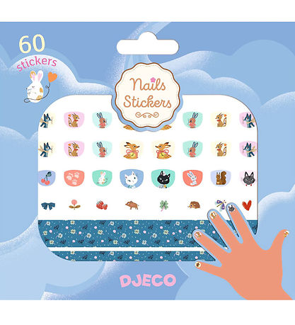 Djeco Nails Stickers - 120 pcs - Cutie