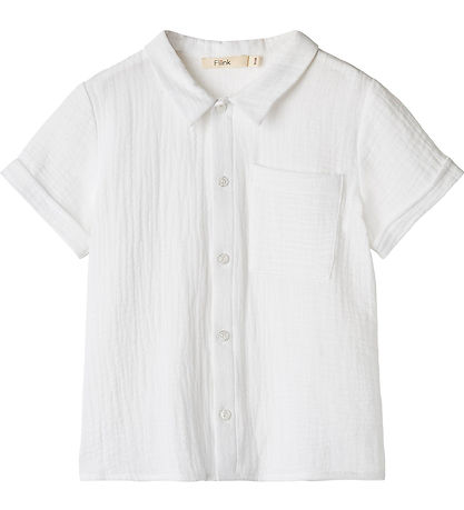 Fliink Shirt - Muslin - Hello - Cloud Dancer