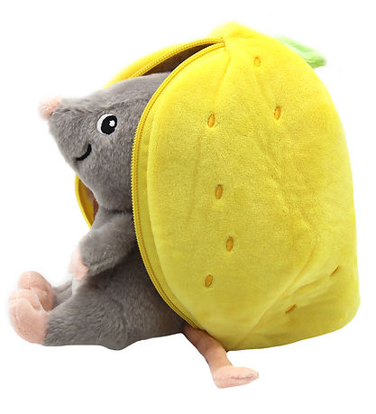 Flipetz Soft Toy - Rocket The Mouse Lemon - 20 cm