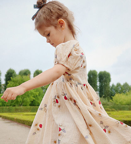 Konges Sljd Dress - Vida Puff - Ladybug