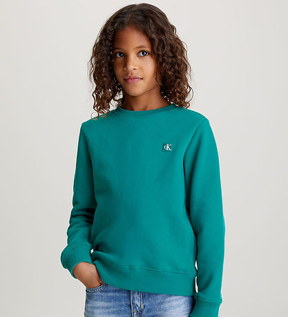 Calvin Klein Sweatshirt - Mono Mini Abzeichen - Fanfare