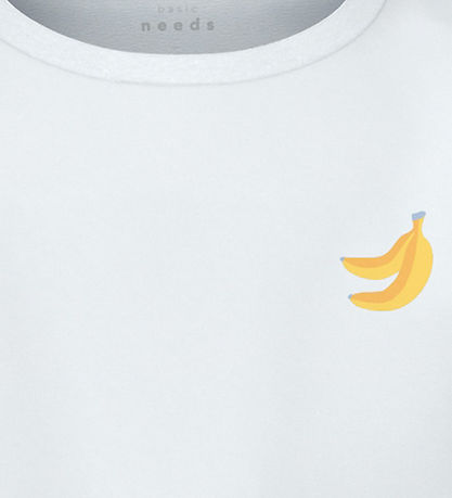 Name It T-shirt - NkfVarutti - Bright White w. Bananas