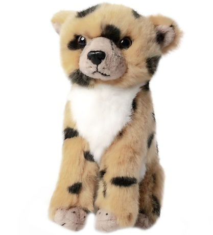 Living Nature Soft Toy - 17x10 cm - Cheetah Young - Beige/Black/