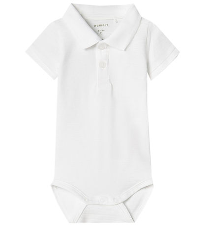 Name It Polo body k/ - NbmHaddo - Bright White