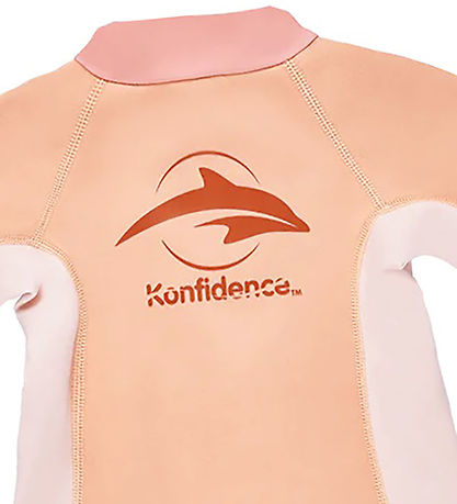 Konfidence Coverall Swimsuit - Splashy - UV50+ - Peach