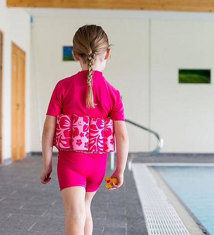 Konfidence Swimsuit - UV40+ - Pink/Hibiscus Oahu