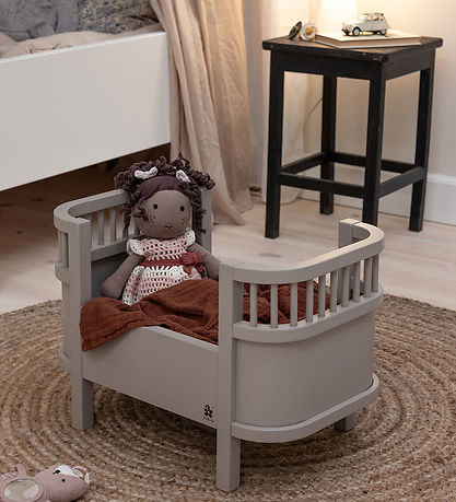 Sebra Doll'S Bed - w. Mattress - Jetty Beige