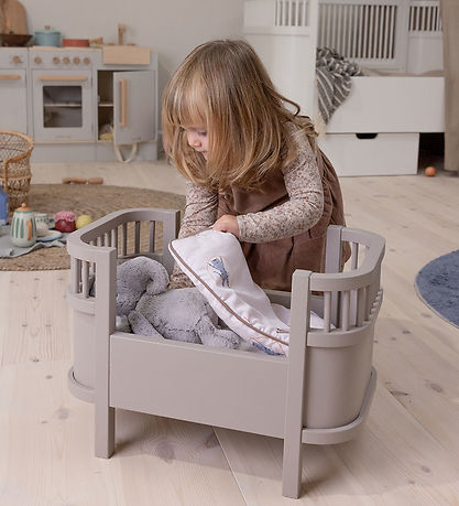 Sebra Puppenbett - m. Matratze - Jetty Beige