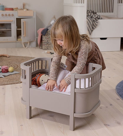Sebra Puppenbett - m. Matratze - Jetty Beige