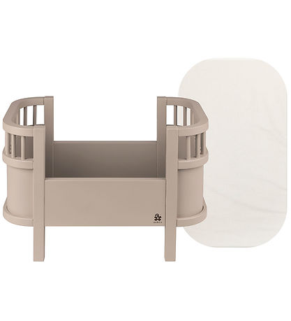 Sebra Puppenbett - m. Matratze - Jetty Beige