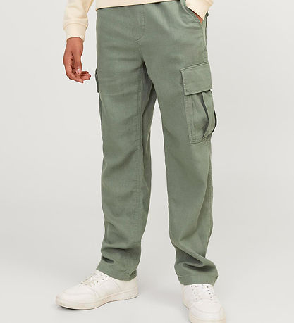 Jack & Jones Pantalon - Lin - JpstBill - Cargo - Couronne de Lau