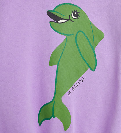 Mini Rodini Peysa - Dolphin - Fjólublátt