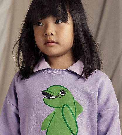 Mini Rodini Peysa - Dolphin - Fjólublátt