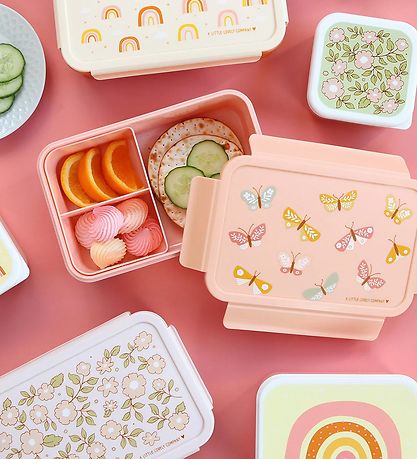 A Little Lovely Company Nestisbox - Bento - Fiðrildi