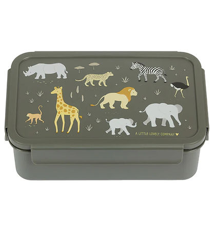 A Little Lovely Company Lunchbox - Bento - Savanna