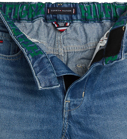 Tommy Hilfiger Stuttbuxur - ADP Modrn STRT - Salt önd pipar