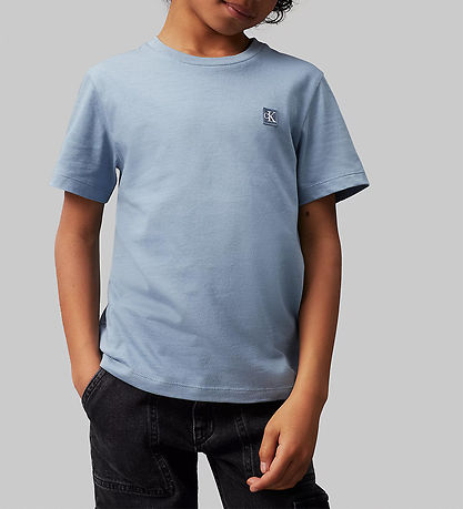 Calvin Klein T-Shirt – Monogramm Mini Abzeichen – Verblasster De