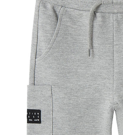 Name It Sweat Shorts - Pique - NkmVivasse - Grey Melange